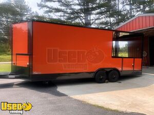 2025 8.5' x 16' Food Concession Trailer with 6' Porch Mobile Vending Unit