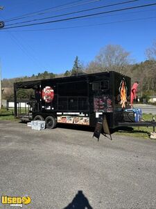 Versatile - 2023 24' Barbecue Food Concession Trailer with Porch