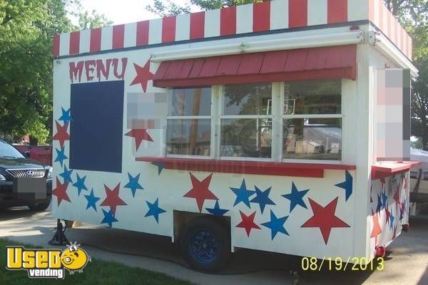 2002 - 7' x 13.5' Food Concession Trailer