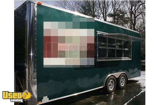 2014 - 8.6' x 20' Mobile Kitchen Food Concession Trailer