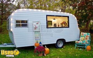 Vintage -  1968 15' Beverage and Coffee Trailer | Mobile Bar