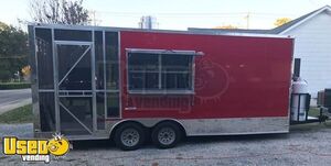 2018 - 24' Freedom Kitchen Food Concession Trailer with 6' Screened Porch