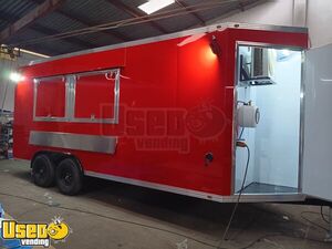 NEW - 2024 8' x 18' Kitchen Food Trailer with 3' Storage Space