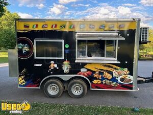 2021 8' x 14' Kitchen Food Concession Trailer with Pro Fire System