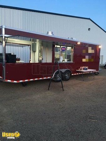 Turnkey Ready 2016 - 32' BBQ Concession Trailer with Porch / Barbecue Rig