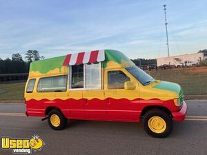Ford E350 Colorful & Bright Ice Cream Truck / Hot Dog / Food Truck w/ New Interior