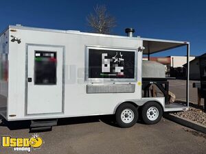Turnkey - 2022 Woodfired Pizza Concession Trailer with Porch