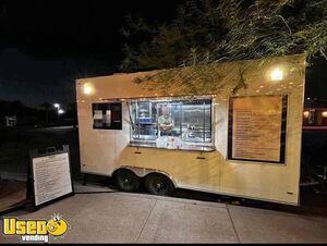 Like New - 2021 8.5' x 16' Kitchen Food Concession Trailer Mobile Vending Unit