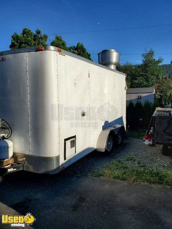 2013 - 7' x 14' Cargo Mate Mobile Kitchen Food Concession Trailer