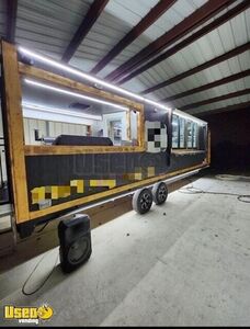 Fully Equipped - 2024 8' x 28' Barbecue Food Trailer with 9' Enclosed Porch