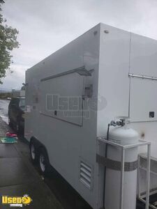 2022 6' x 15' Kitchen Food Concession Trailer with HCD Insignia + Pro Fire System