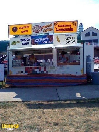 7' x 17' Haulmark Used Food Pizza Concession Trailer / Mobile Pizza Unit