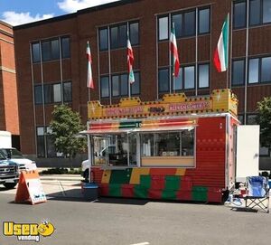 Ready for Action 8' x 16' Street Food Mobile Kitchen Concession Trailer