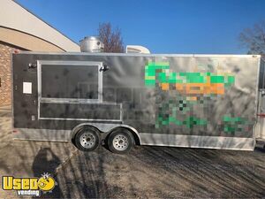 Custom-Built 2018 8.5' x 20' Street Food Kitchen Concession Trailer with Pro-Fire