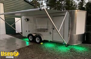 7.5' x 16' Food Trailer with Unused Commercial 2021 Kitchen Build-Out