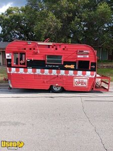 Vintage 1962 Shasta Camper 8' x 13' Mobile Food Concession Trailer