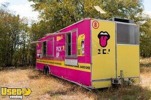 Loaded 2022 8.5' x 35' Mobile Kitchen Food Concession Trailer