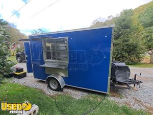 2023 7' x 12' Food Kitchen Concession Trailer Mobile Food Unit