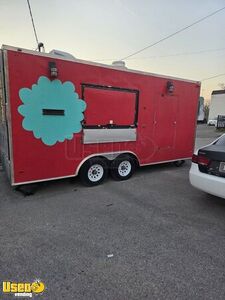 2020 8.5' x 18' Kitchen Food Concession Trailer with Fire Suppression System