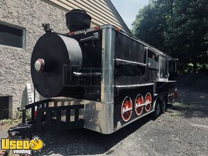 One-of-a-Kind Custom Train-Themed Food Concession Trailer