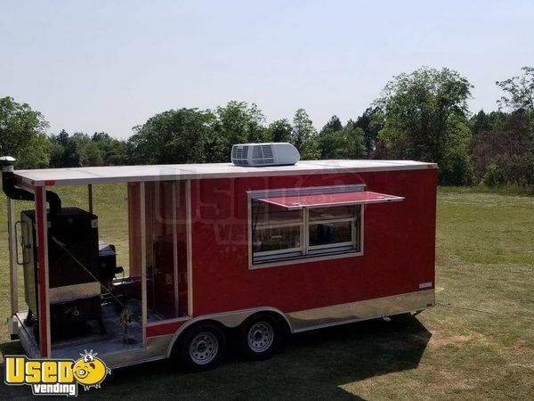 2016 - 8.5' x 20' Food Concession Trailer with Porch