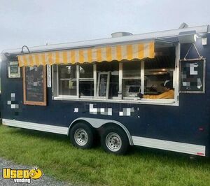 2001 Wells Cargo 8' x 20' Commercial Mobile Kitchen Food Vending Trailer