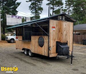 Lightly Used 2020 Custom-Built 8' x 17' Barbecue Food Trailer