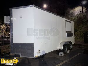 Like New - 2021 8' x 16' Kitchen Food Trailer | Concession Trailer