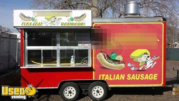 12' x 8' Food Concession Trailer