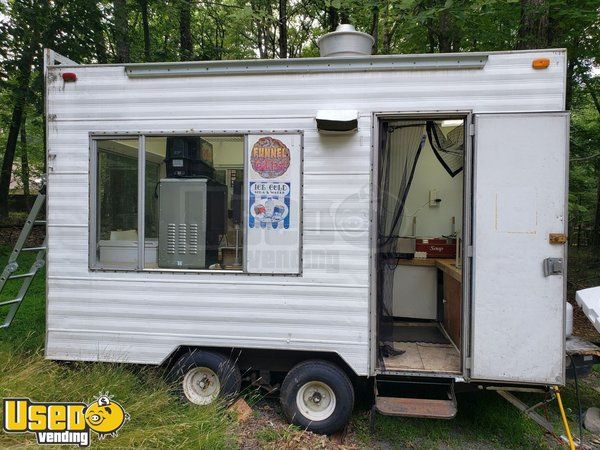 7' x 12' Used Food Concession Trailer, 2014 Kitchen