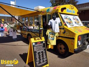 Certified Full Turnkey Classic Chevy Thomas Bus 20' Shaved Ice Snowball Truck