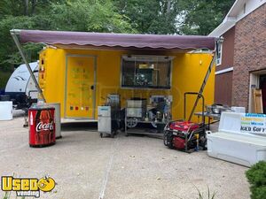 2015 Lark 8' x 18' V-Nose Food Concession Trailer / Used Mobile Kitchen