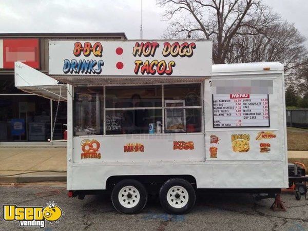 1974 - 7 x 12 Dual Axle Concession Trailer