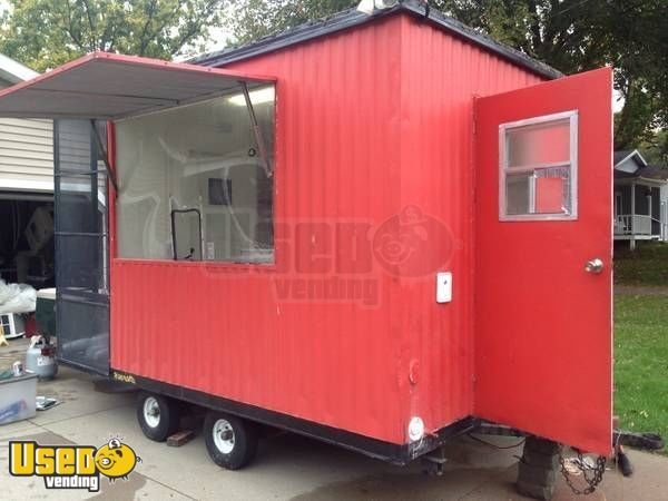 1986 8' x 12' Food Concession Trailer