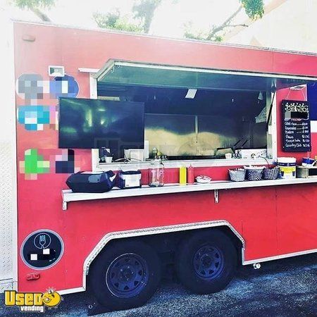 2016 - 12' Mobile Kitchen with All Up to Date Permits / Food Concession Trailer