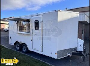 2021 American Hauler 8.5' x 16' Never Used Commercial Kitchen Vending Trailer