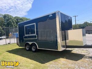 NEW - 2024 8' x 15' Freedom Kitchen Food Concession Trailer Mobile Vending Unit