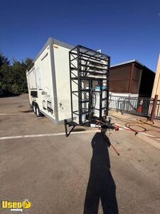 2022 7' x 18' Kitchen Food Concession Trailer with Fire Suppression System