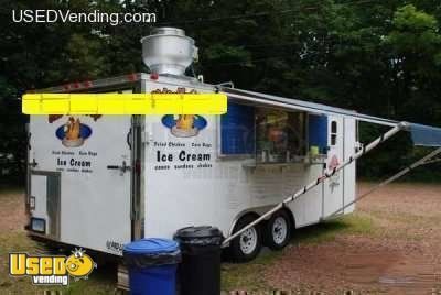 2011 - Freedom - Proline 8.5 x 20' Mobile Food / Ice Cream Concession Trailer