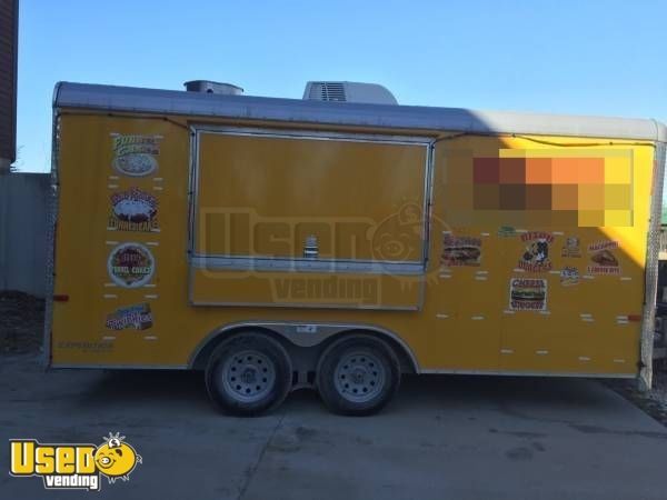 8.5' x 16' Food Concession Trailer