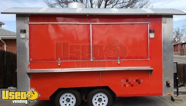 Lightly Used 2018 - 8' x 13' Mobile Kitchen / Permitted Food Concession Trailer