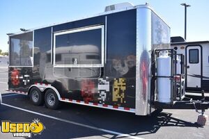 2018 - 8.5' x 20' Cargo Craft Food Concession Trailer w/ Screened Porch