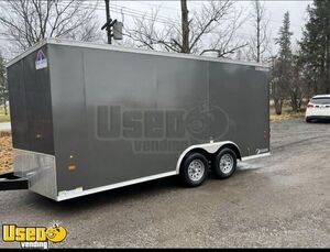 Like New - 2017 17' Kitchen Food Trailer with Fire Suppression System