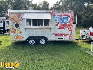 Well Equipped Double Axle Kitchen Food Concession Trailer with Pro Fire System