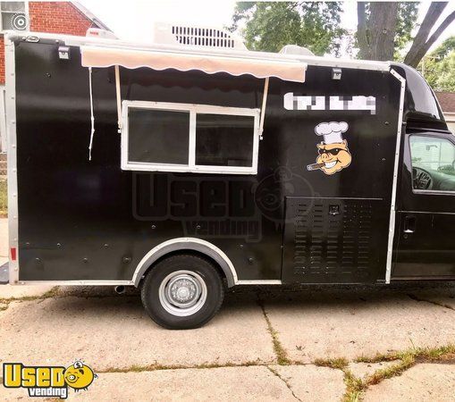 2002 Ford E350 Step Van Barbecue Food Truck / Ready to Grill BBQ Pit