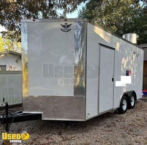 Never Used - 2023 8.5' x 16' Empire Cargo Kitchen Food Concession Trailer