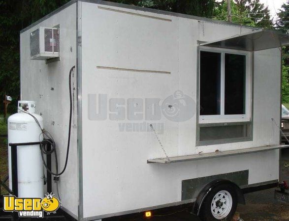 12' x 7' Food Vending Concession Trailer