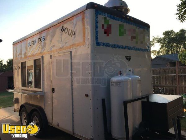 Wells Cargo 8' x 14' Kitchen Food Trailer/Used Mobile Food Unit