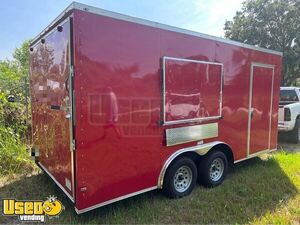 Like new - 2022 8' x 16' Kitchen Food Trailer | Food Concession Trailer