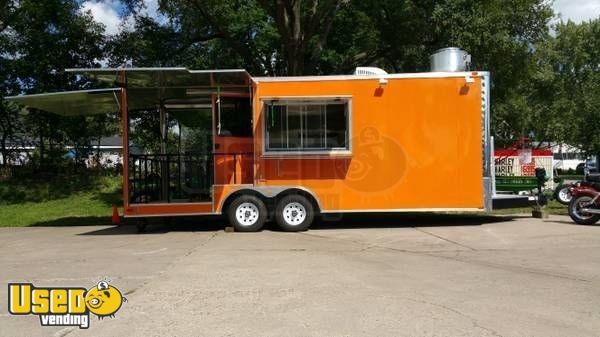 2014 - 28' Food Concession Trailer with 8' x 8' porch
